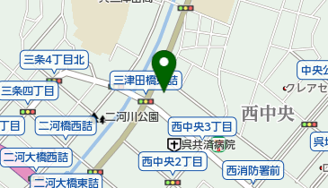 呉共済病院看護専門学校の地図画像