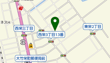 ひまわりさかえこども園の地図画像