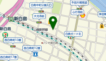 りらっくす白島保育園の地図画像