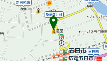 五日市福屋の地図画像