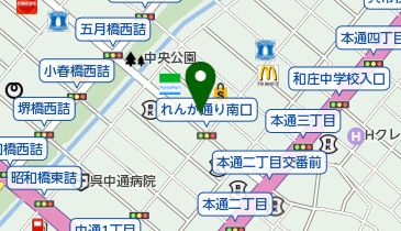 福屋呉店の地図画像