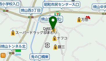 福屋焼山店の地図画像
