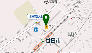 フジ廿日市店の地図画像