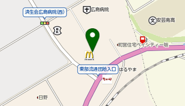 フジグラン安芸の地図画像