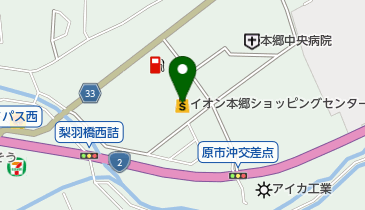 マックスバリュ本郷店の地図画像