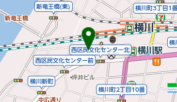 フレスタ横川本店の地図画像