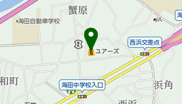 ユアーズ東海田店の地図画像