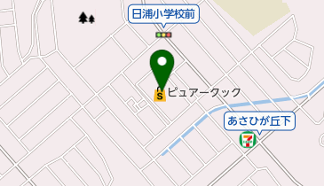 ピュアークックあさひが丘店の地図画像