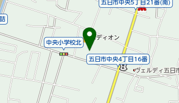 マルシェー五日市中央店の地図画像