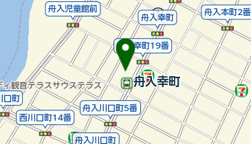 フレスタ舟入店の地図画像