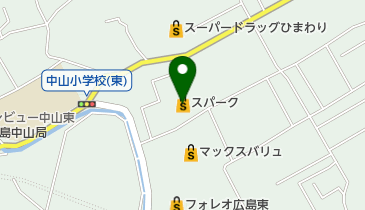 スパーク中山店の地図画像