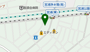 フードグランニチエー宮浦店の地図画像