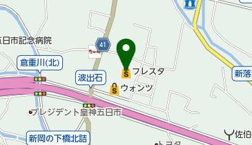フレスタ波出石店の地図画像