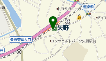 おかず工房矢野店の地図画像