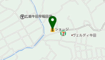 ショージ牛田店の地図画像