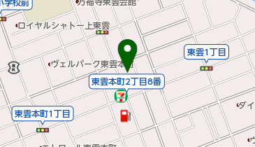 フレスタ東雲店の地図画像