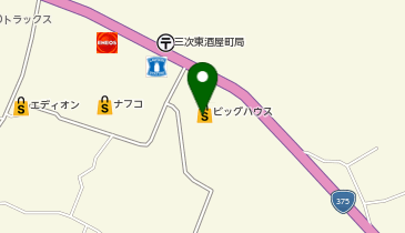 藤三三次店の地図画像