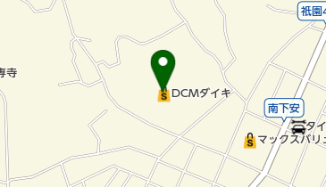 DCM祇園店の地図画像