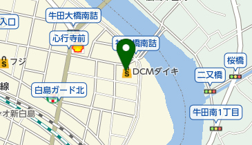 DCM安芸白島店の地図画像