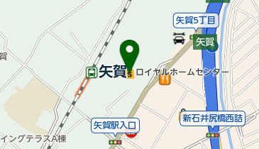 ロイヤルホームセンター矢賀の地図画像