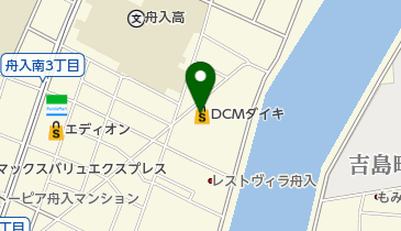 DCM舟入南店の地図画像