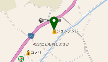 ホームセンタージュンテンドー豊栄店の地図画像