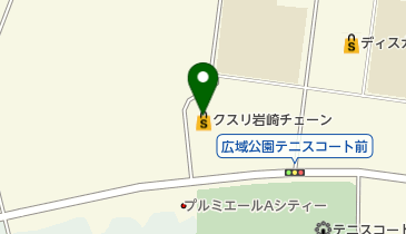 クスリ岩崎チェーン西風新都店の地図画像