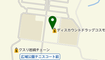 ディスカウントドラッグコスモス西風新都店の地図画像
