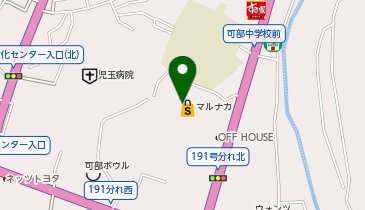 ハニーズマルナカ可部店の地図画像
