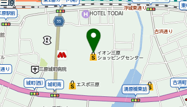 ハニーズ三原店の地図画像