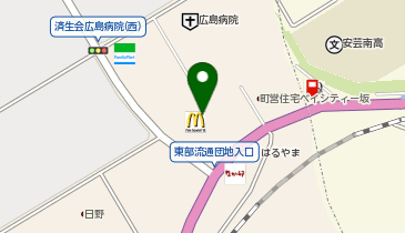 ハニーズ安芸フジグラン店の地図画像