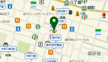 ユナイテッドアローズ広島店の地図画像