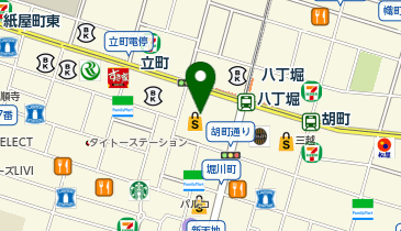 ミキハウス広島福屋八丁堀本店の地図画像