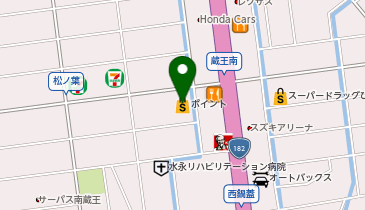 ポイント福山蔵王店の地図画像