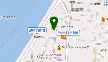 メガスポーツ広島店の地図画像