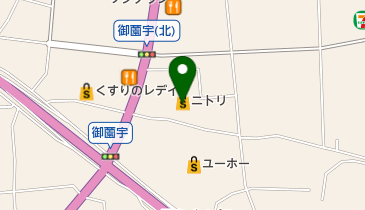 ニトリ東広島店の地図画像