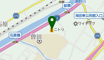 ニトリ広島海田店の地図画像