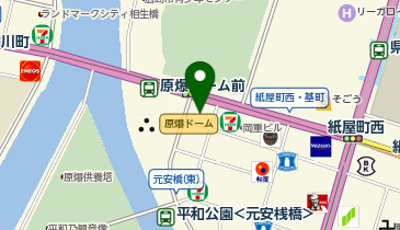 キッチンハウス広島ショールームの地図画像