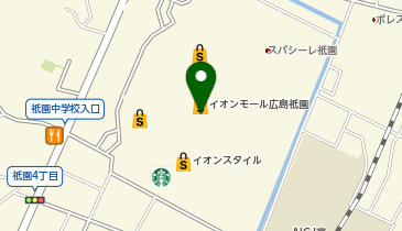 ニトリEXPRESSイオンモール広島祇園店の地図画像
