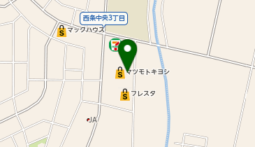 ブックオフ西条中央店の地図画像
