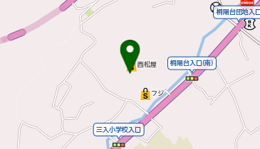 ダイソーフジ三入店の地図画像