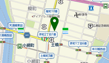 ダイソー広島土橋店の地図画像