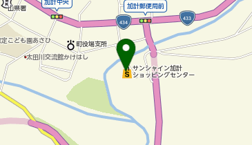 ダイソーサンシャイン加計店の地図画像