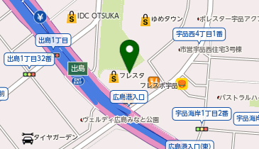 Seria宇品店の地図画像