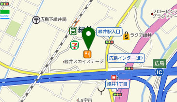 auショップフジグラン緑井の地図画像