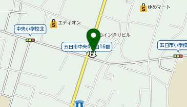 auショップ五日市コイン通りの地図画像
