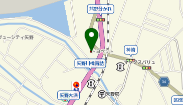 広島トヨペット矢野店の地図画像