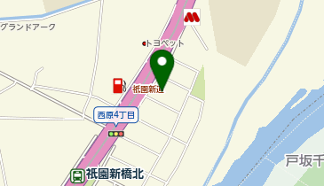 トヨタカローラ広島祇園新道店の地図画像