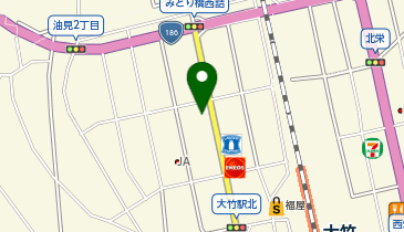 ホンダウイング大竹の地図画像