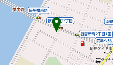 広島三菱自動車販売観音店の地図画像